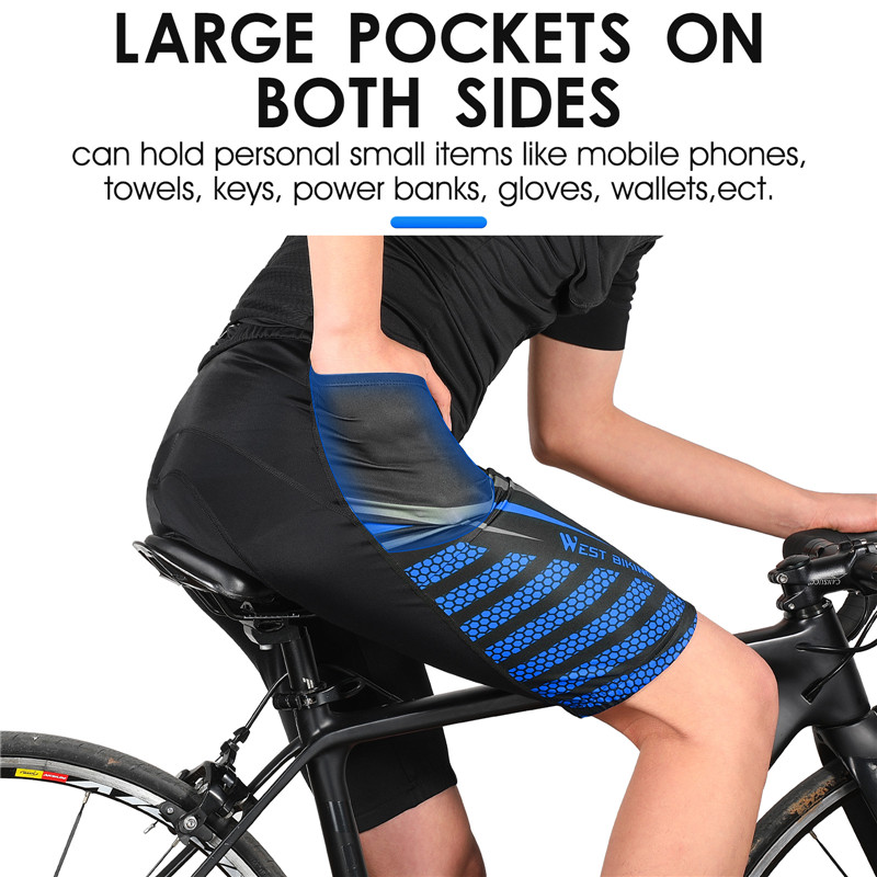 Cycling - WEST BIKING Cycling Shorts 3D Sponge