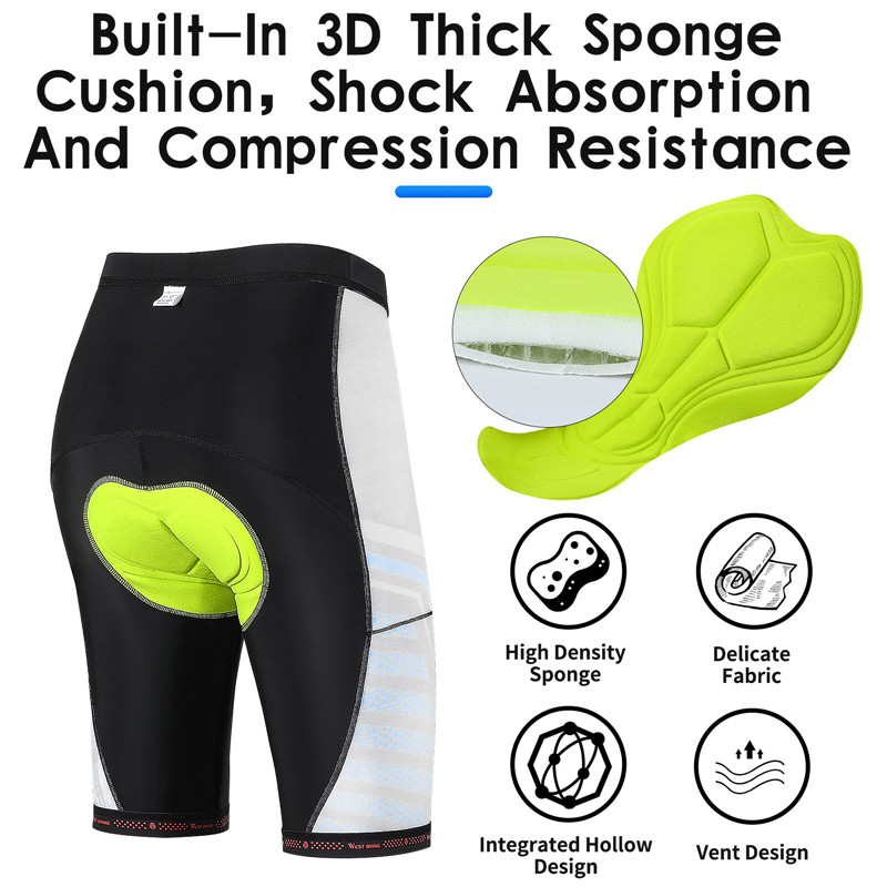 WEST BIKING Cycling Shorts 3D  - Cycling recension och pris