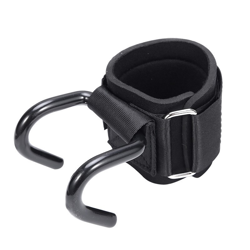 1PairWeight Lifting Hook Grips - Wrist Wraps Weightlifting Support recension och pris