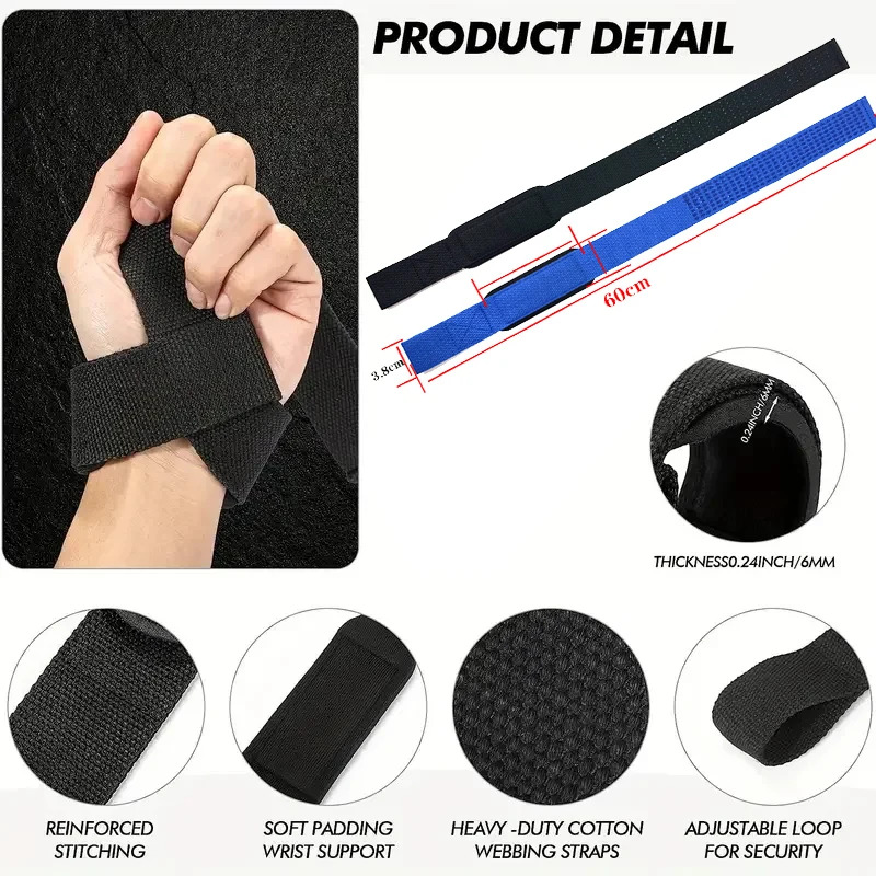Weightlifting Wrist Straps Str - Wrist Wraps Weightlifting Support recension och pris